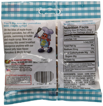 Jelly Belly 66318 3.1 Oz. Jelly Belly Pancakes & Maple Syrup