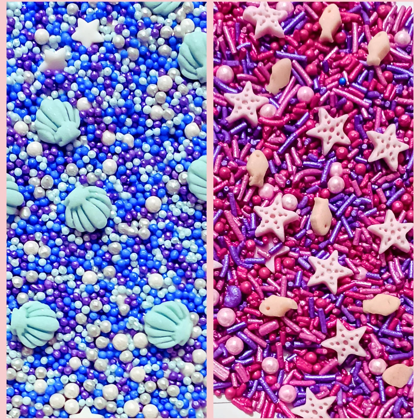 Confect Sprinkle Mix Set - Under The Sea - 5 Assorted Pastel Blends For Cake, Cupcake & Cookie Decorating - Ocean-Inspired Edibl