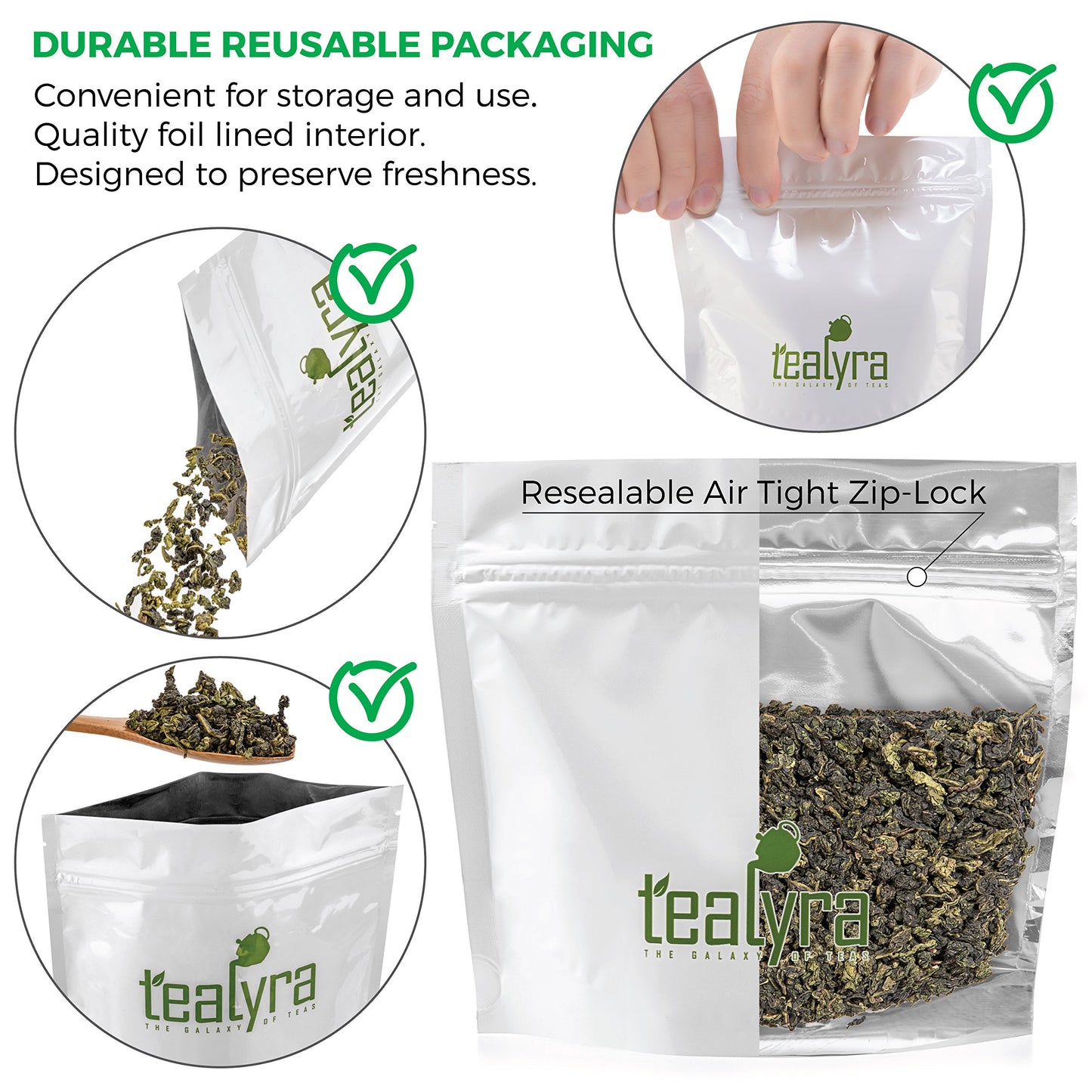 Tealyra - Tie Guan Yin - Oolong Loose Leaf Tea - Iron Goddess Of Mercy - Healing Properties - Best Chinese Oolong - 110G (4-Ounc