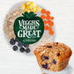 Veggies Made Great, Blueberry Oat Muffins, 12 Ounce