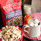 Popcorn Indiana Black & White Fudge Drizzle - Gourmet Chocolate Popcorn Snacks In Individual Bags, 6 Oz (6 Pack)