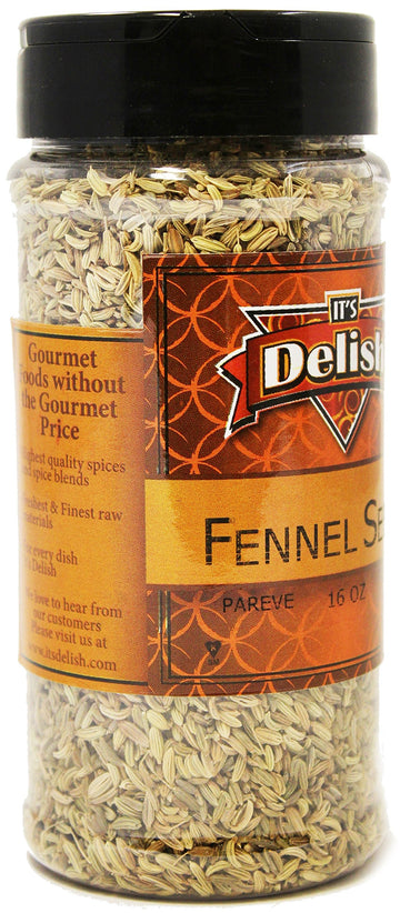 Fennel Seeds All Natural By Its Delish, Medium Jar