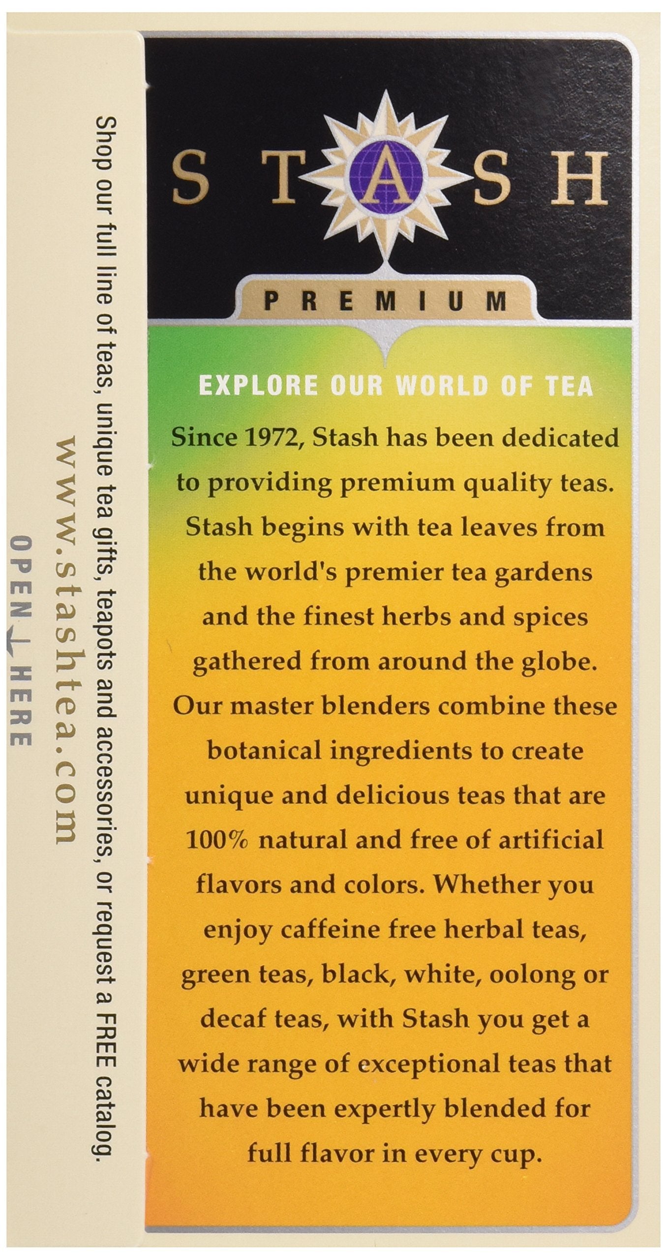 Stash Orange Spice Black Tea, Tea , 20 ct