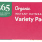 365 By Whole Foods Market, Organic Variety Pack Instant Oatmeal, 11.3 Oz