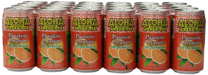 Aloha Maid Juice, Passion Orange, 11.5 Fl Oz (Pack of 24)