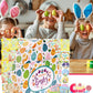 Easter Snack Egg Shape Box (38 Count) Filled With Candy, Peelable Gummies, Treats And Bunny, Great Package For Family, Friends,