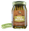 Green Jay Gourmet Pickled Green Beans in a Jar - Fresh Hand Jarred Vegetables for Cooking & Pantry - Home Grown Pre-Prepared Pic