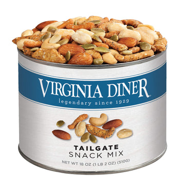 Virginia Diner Gourmet Snack Mix - Cashews, Sesame Sticks, Pepitas & Almonds - 18 Oz Tin