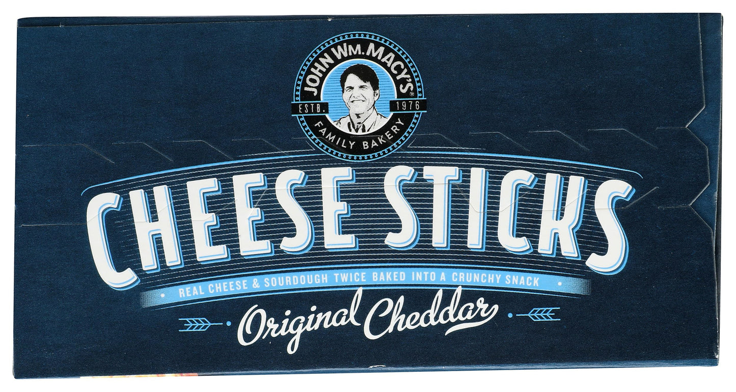 JOHN MACYS Cheesesticks Original Cheddar, 4 OZ