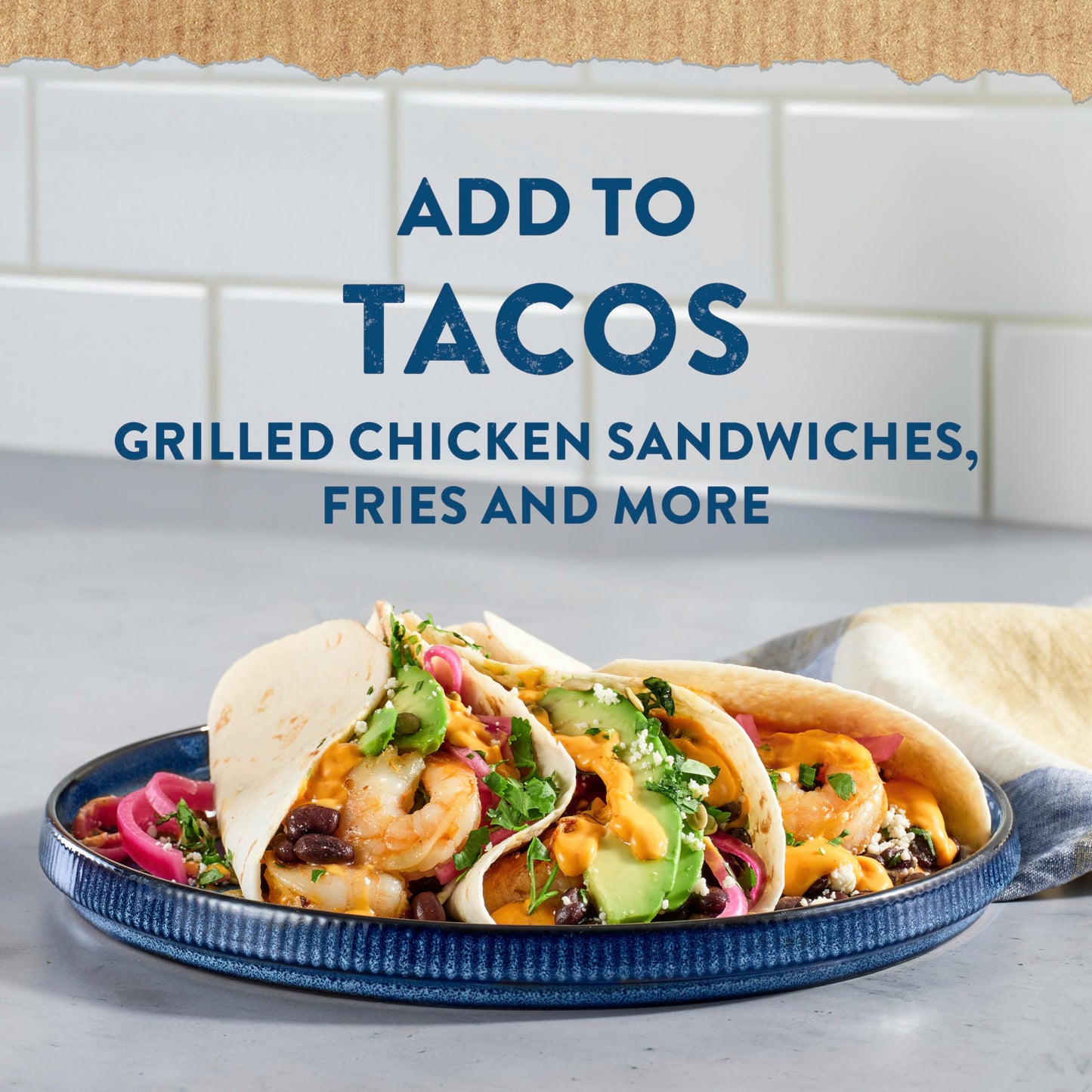 Hellmann'S Mayonnaise Dressing Mild Chipotle, 8 Count, For Tacos, Grilled Chicken Sandwiches & More, With Real Ingredients & No
