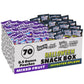 Welchs Fruit Snacks Mixed Fruit Halloween & Juicefuls Monster Splash Variety Pack  Great for Trick or Treating  0.5oz (Pack of 70ct)