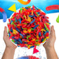 LAETAFOOD Gummy Worms Candy | Assorted Fruit Flavored | 1 Pound Bag | Chewy Texture