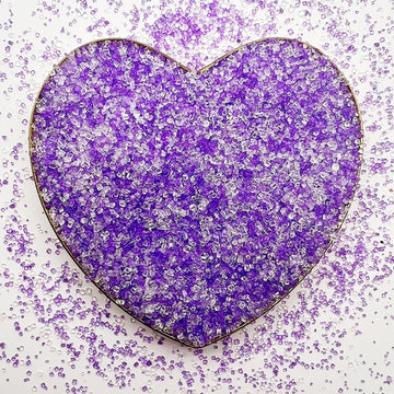 Se Si&Moos Purple And White Sanding Sugar Sprinkles White And Purple Sprinkles Sugar Rimmer For Cocktails, Edible Colored Sugars