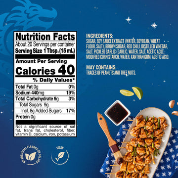 Blue Dragon Spicy Teriyaki Sauce, 10.5 Oz (Pack of 6), Dipping Sauce, Marinade, Squeezy Bottle, Vegan