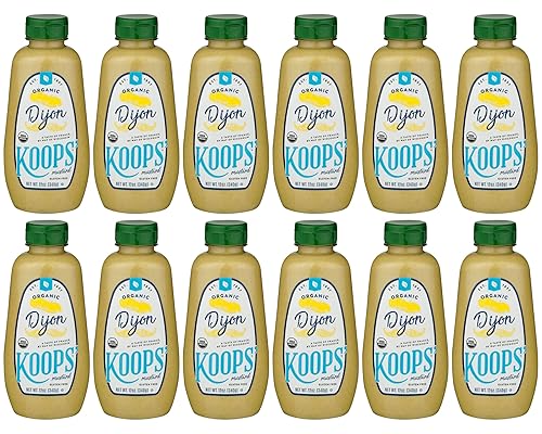 Koops Organic Dijon - Case Of 12 - 12 Oz(D0102H5Kzk2)