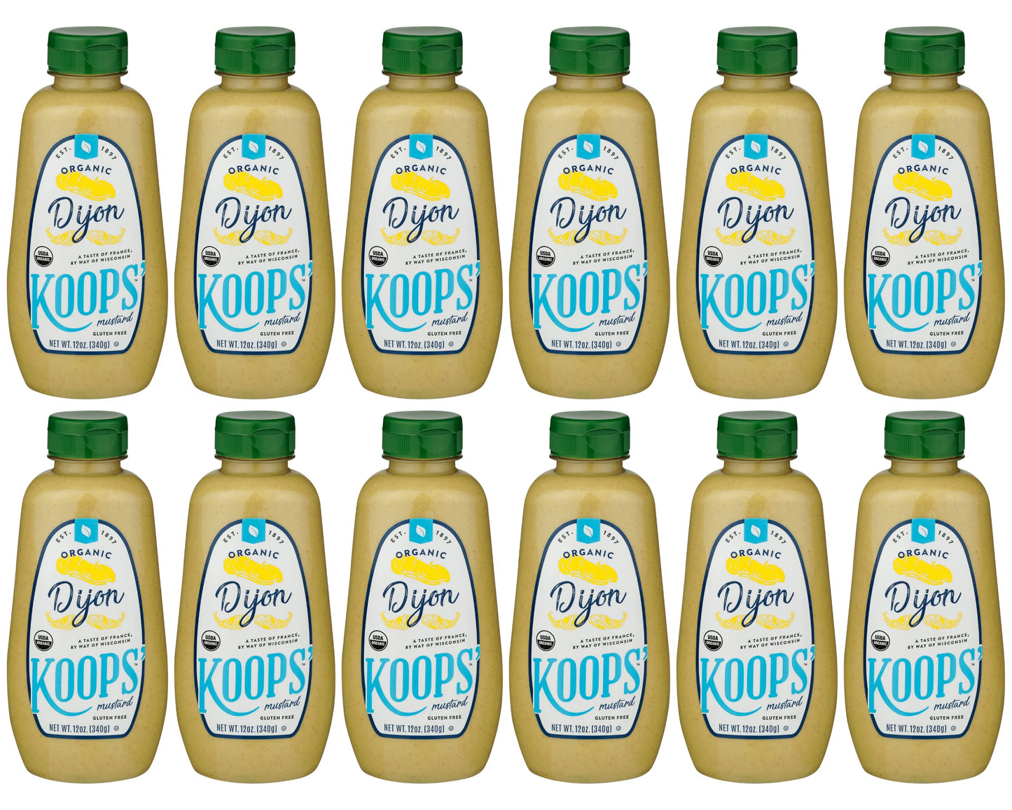 Koops Organic Dijon - Case Of 12 - 12 Oz(D0102H5Kzk2)