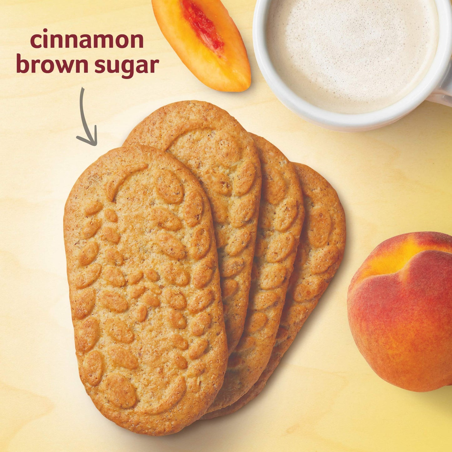 Belvita Cinnamon Brown Sugar Breakfast Biscuits, (4 Biscuits Per Pack) 1.76 Ounce (Pack Of 5)