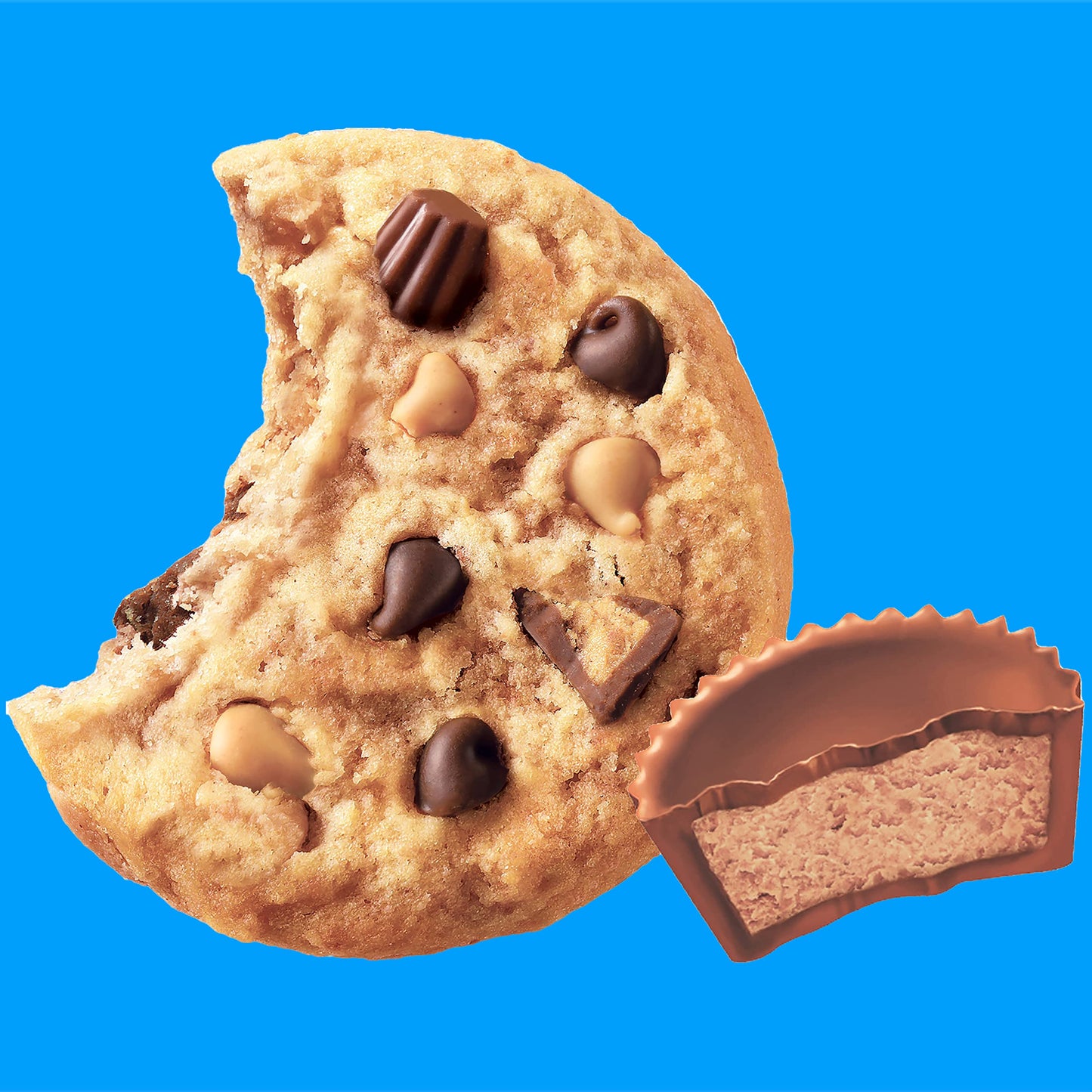 CHIPS AHOY! Reeses Peanut Butter Cup Chocolate Chip Cookies, 12 - 9.5 oz Packs