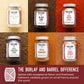 Burlap & Barrel 6-Pack Spice Gift Set - Includes Cinnamon, Garlic & More - 2.27 Ounce Jars - Model S-PL-9761