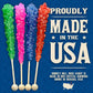 Boones Mill | Xl Rock Crystal Candy Sticks | Assorted Flavors | 36 Count