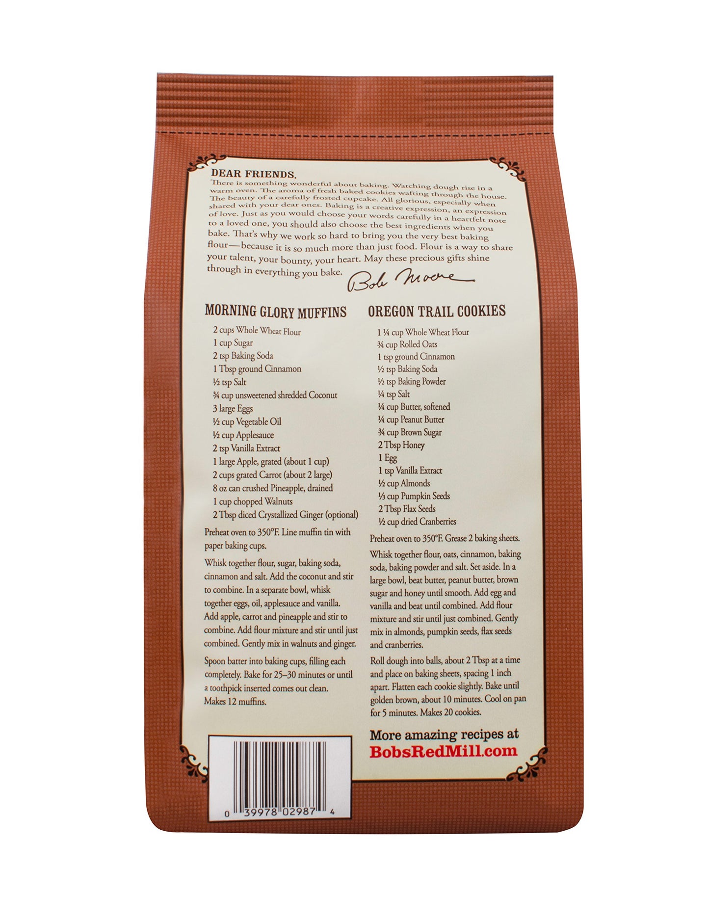 Bob'S Red Mill Organic Whole Wheat Flour, 5 Lb (Pack Of 4)