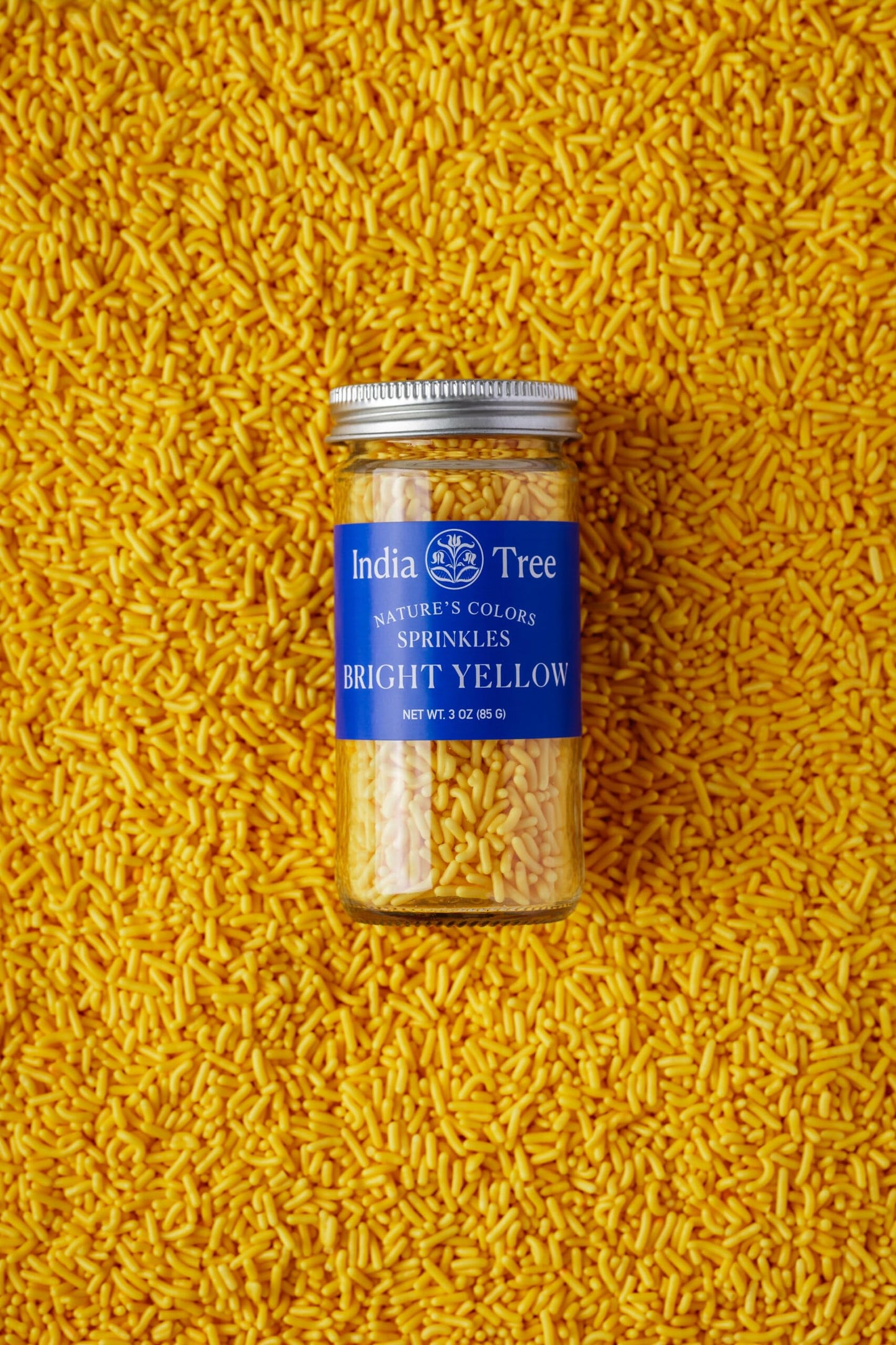India Tree Nature'S Colors Bright Yellow Sprinkles - 2.9 Lb Bulk | Natural, Vegan, Non-Gmo, Top 9 Allergen-Free