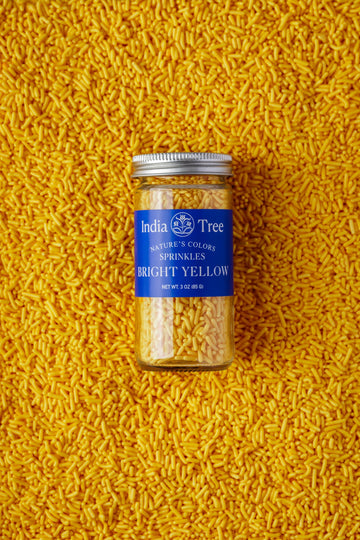 India Tree Nature'S Colors Bright Yellow Sprinkles - 2.9 Lb Bulk | Natural, Vegan, Non-Gmo, Top 9 Allergen-Free
