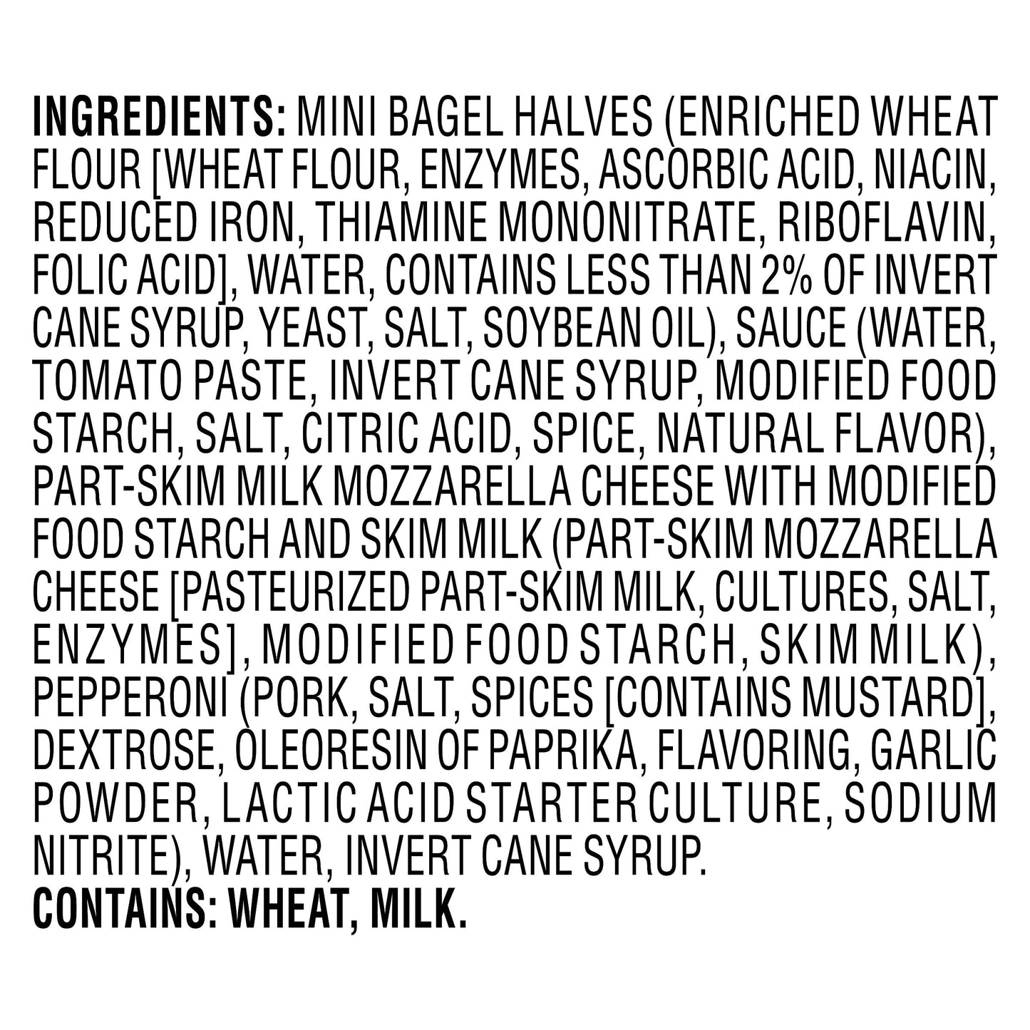 Bagel Bites Cheese & Pepperoni Mini Pizza Bagel Frozen Snacks, 9 ct Box