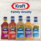 Kraft Greek Vinaigrette Salad Dressing, 16 Fl Oz Bottles, Pack of 6