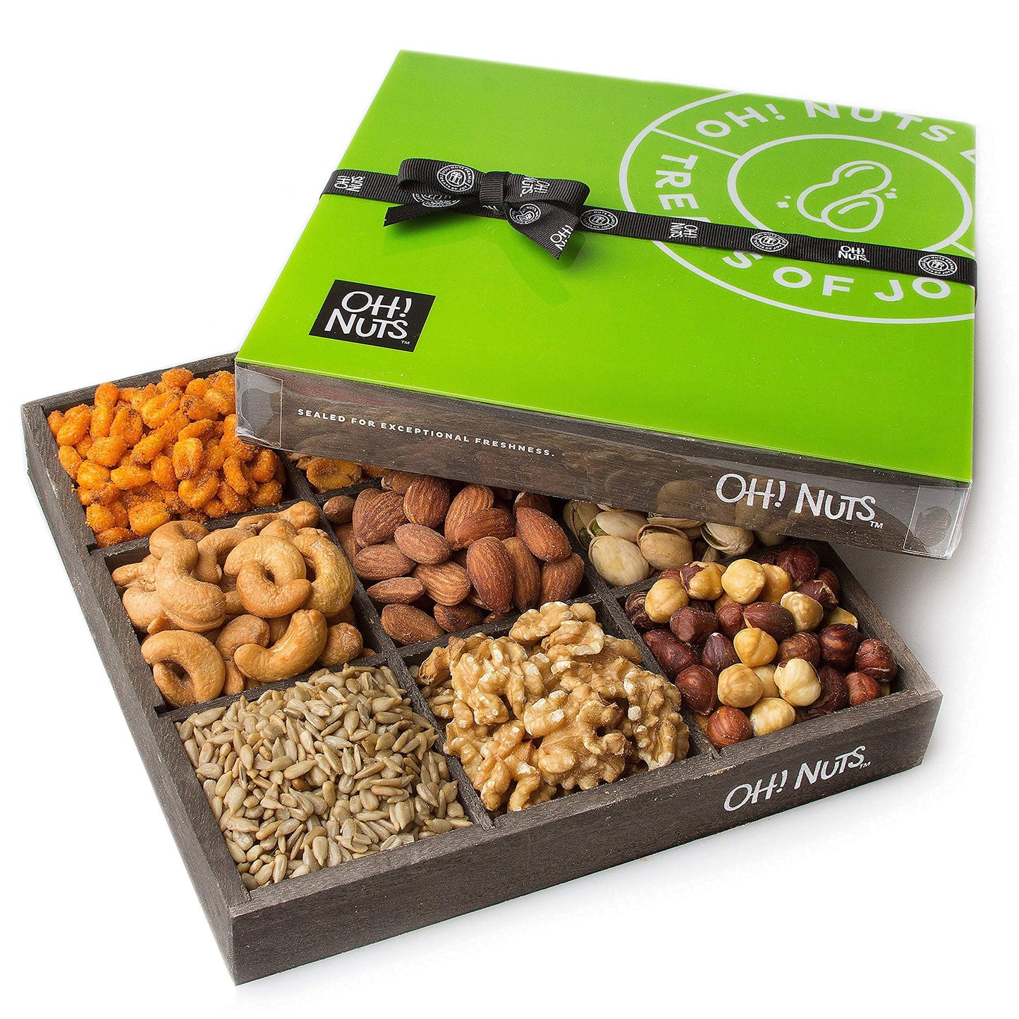 Nuts Gift Basket Mixed Nuts Assortments | 9 Variety Mixed Nuts by Oh Nuts