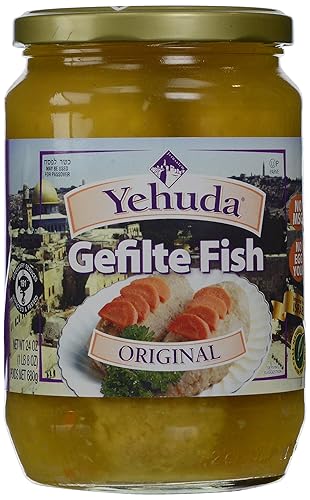 Yehuda Matzo Gelfilte Fish - Original - Case Of 12 - 24 Oz(D0102H5Wya8)