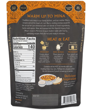 Mina, Hummus Moroccan Chickpea Stew, 10 Ounce