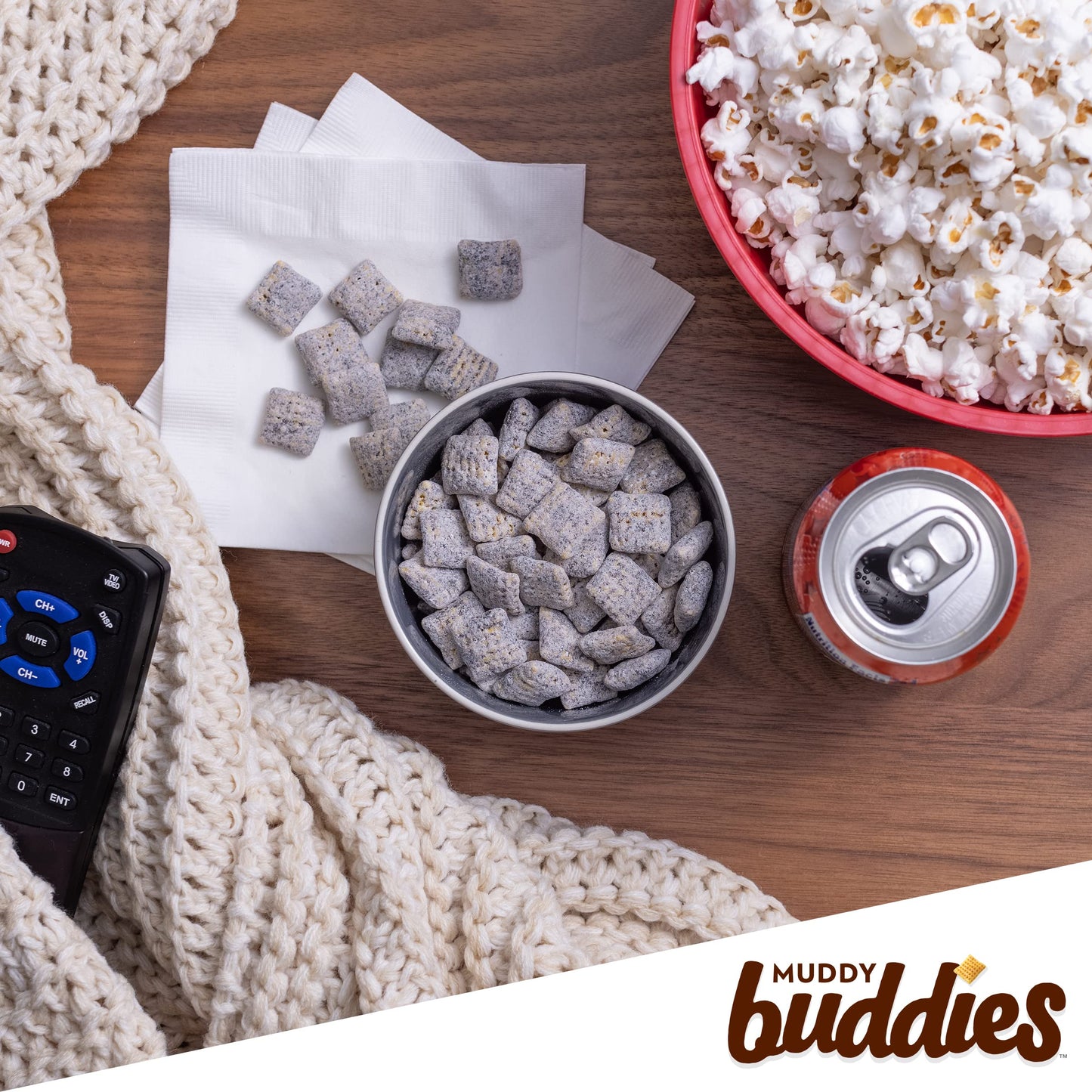 Chex Mix Muddy Buddies, Peanut Butter And Chocolate Snack Mix, 9 Oz