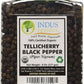 Indus Organics Tellicherry Black Peppercorns, 8 Oz Jar, Premium Grade, High Purity, Freshly Packed