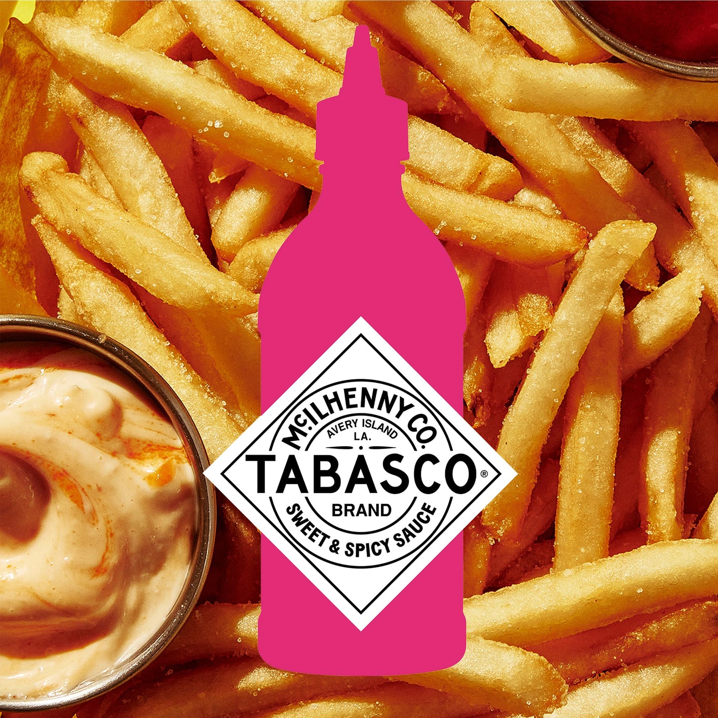 TABASCO Brand Sweet and Spicy Hot Sauce, Mild Heat, Bulk Plastic Jug, Balance of Sugar & Spice, Versatile, Perfect for Large Rec