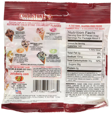 Jelly Belly 66889 3.1 Oz. Jelly Belly Cold Stone Ice Cream Parlor Mix
