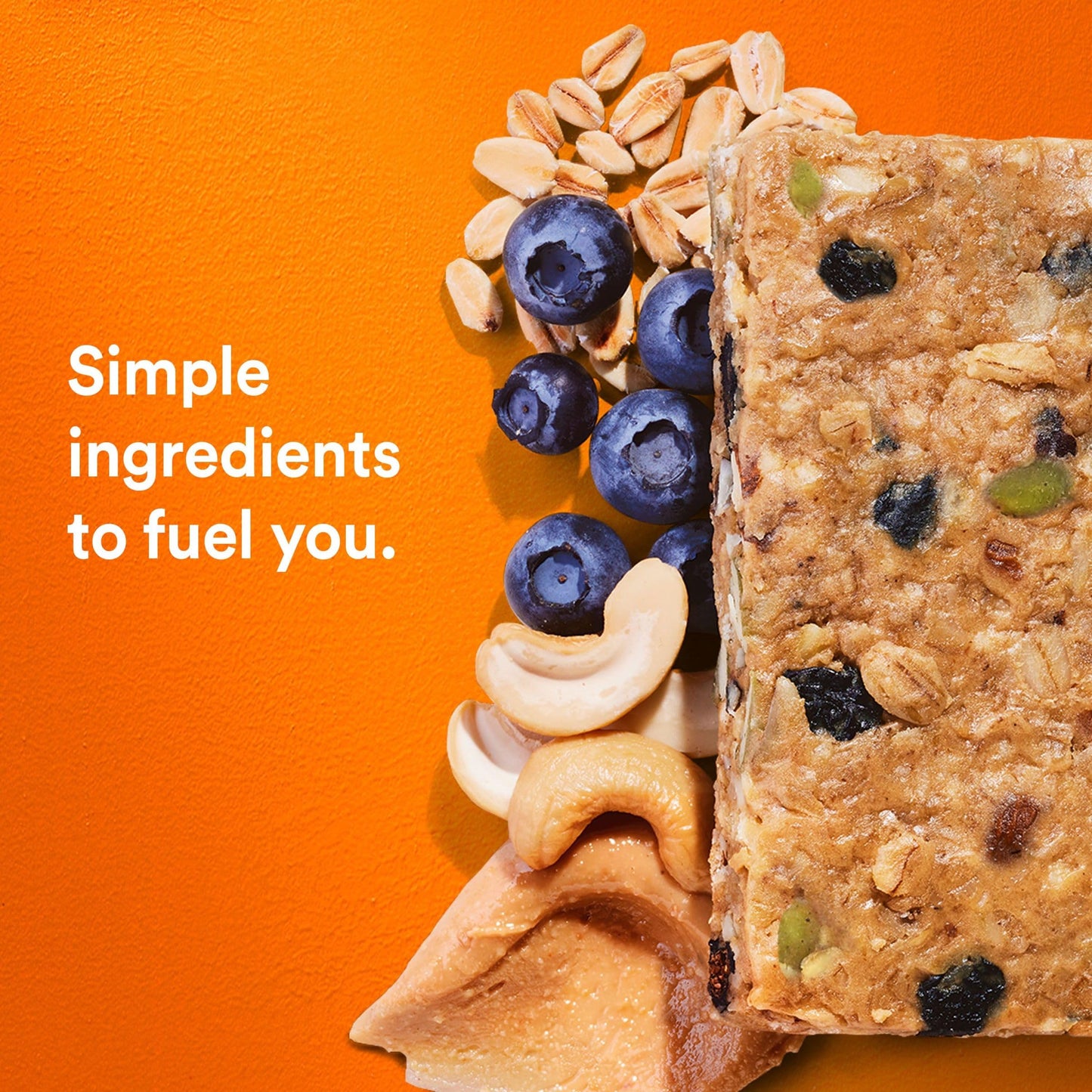 Rxbar Nut Butter And Oat Protein Bars, Protein Snacks, Snack Bars, Blueberry Cashew Butter, 23.2Oz Box (12 Bars)