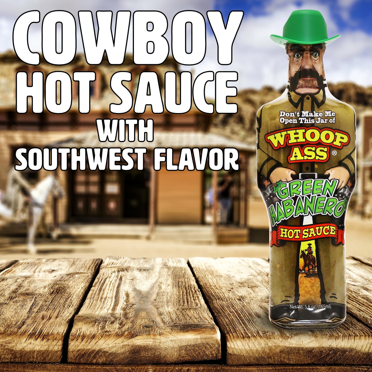 WHOOP ASS Habanero Hot Sauce - Premium Gourmet Gift - 5 oz