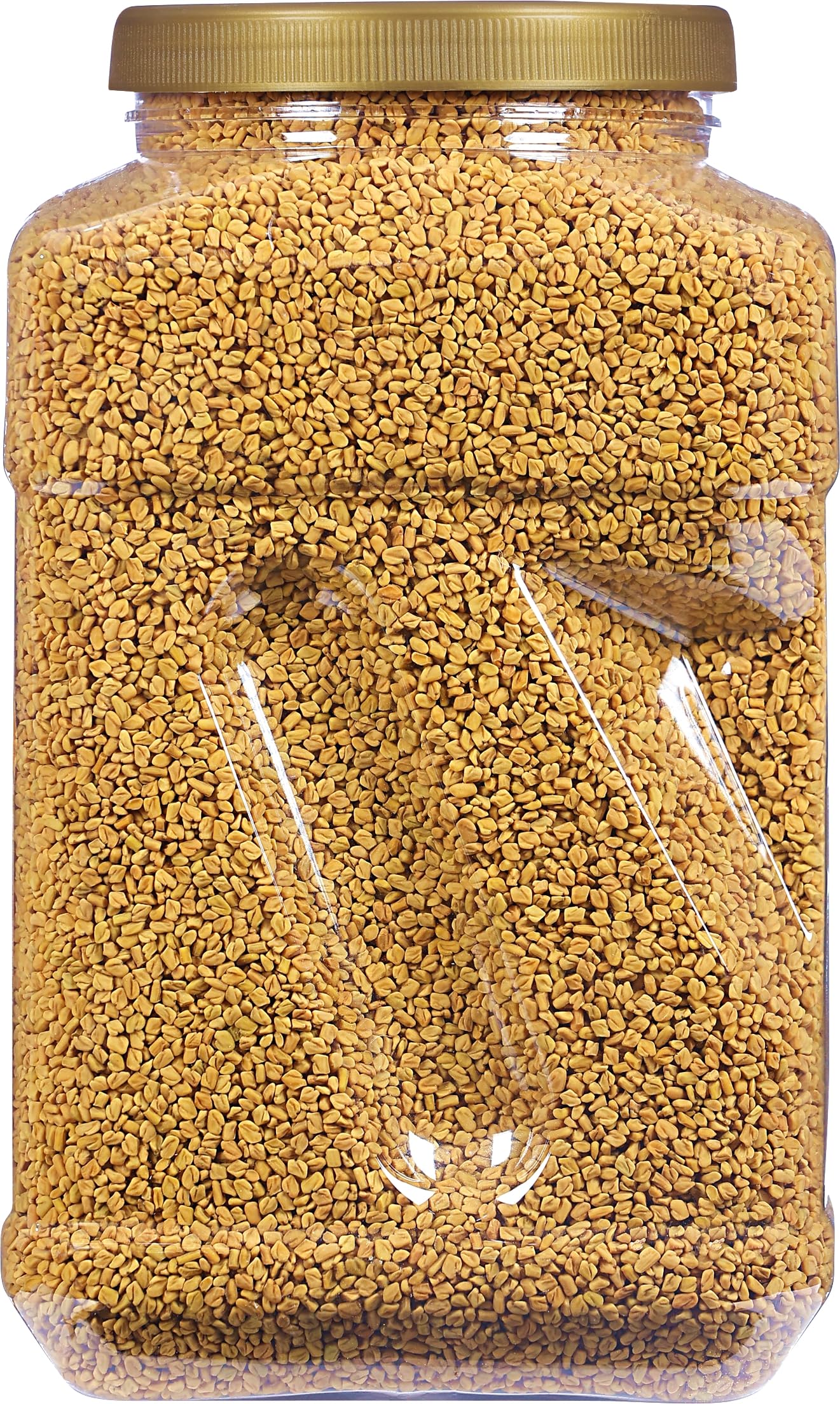 Rani Fenugreek (Methi) Seeds Whole 128oz (8lbs) 3.62kg Bulk PET Jar, Trigonella foenum graecum ~ All Natural | Vegan | Gluten Fr