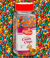 Rainbow Candy Coated Chocolate Chips - Dairy Free, Kosher - 10 oz. - Bakers Choice