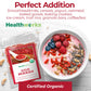 Healthworks Organic Dried Goji Berries, 16Oz - 1Lb, 1 Pack, Vegan And Non-Gmo Certified Organic Raw Sun-Dried Goji Berries