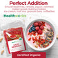 Healthworks Superfoods Organic Dried Goji Berries - 8 Oz - 1 Pack - Vegan and Non-GMO -Certified Organic Raw Sun-Dried Goji Berr