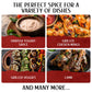 Collected Foods Premium Rose Harissa Spice Blend - Small-Batch, 2 Oz, Perfect for Roasted Veggies, Grilled Meats, and Stews