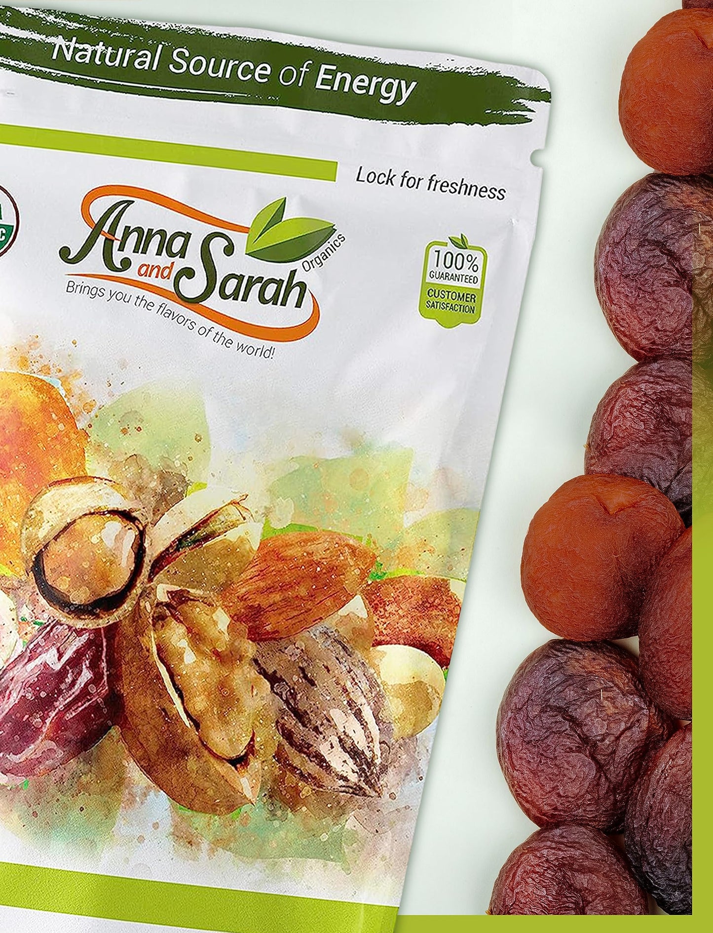 Anna And Sarah Organic Dried Apricots In Resealable Bag, 3Lbs 1 Pack