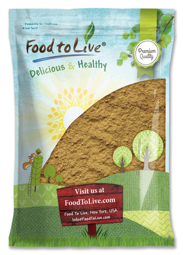 Food to Live Ginger Powder, 6 Pounds - Finely Ground Dried Ginger Root, Pure, Kosher, Vegan, Sirtfood. Bulk Ginger Spice with Sp