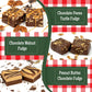 Valley Fudge, Chocolate Lovers Gift Box, Fresh Artisan Fudge, Real Butter, Bulk Gourmet Candy, Individually Wrapped, Birthday, T