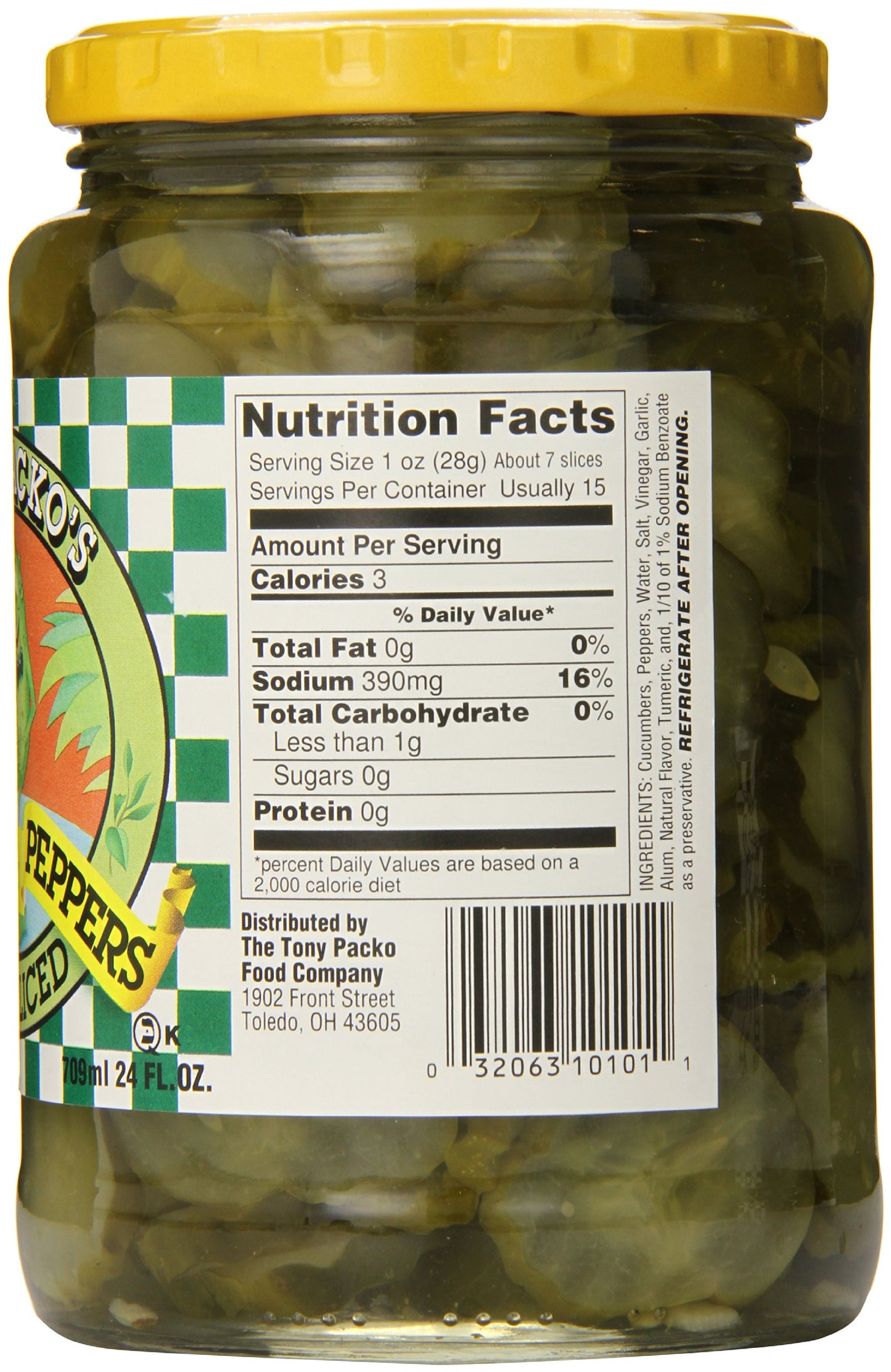 Tony Packo Thin Sliced Pickles And Peppers, 24 Ounce