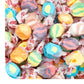 CRAZYOUTLET Salt Water Taffy Candy Mix - Assorted Tropical Fruit Flavors - 1 Pound Bag - Chewy Individually Wrapped Taffies