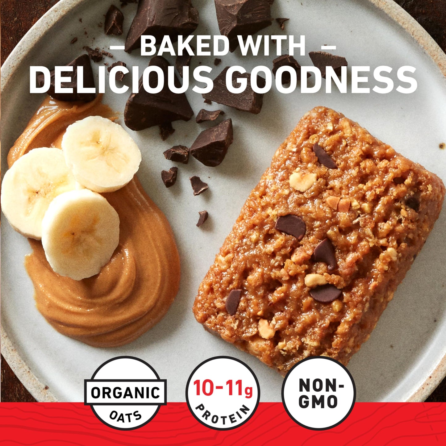 Clif Bar - Energy Protein Bars - Crunchy Peanut Butter And Peanut Butter Banana With Dark Chocolate - Variety Pack - Made With Organic Oats - Energy Bars - Non-Gmo - (20 Pack)