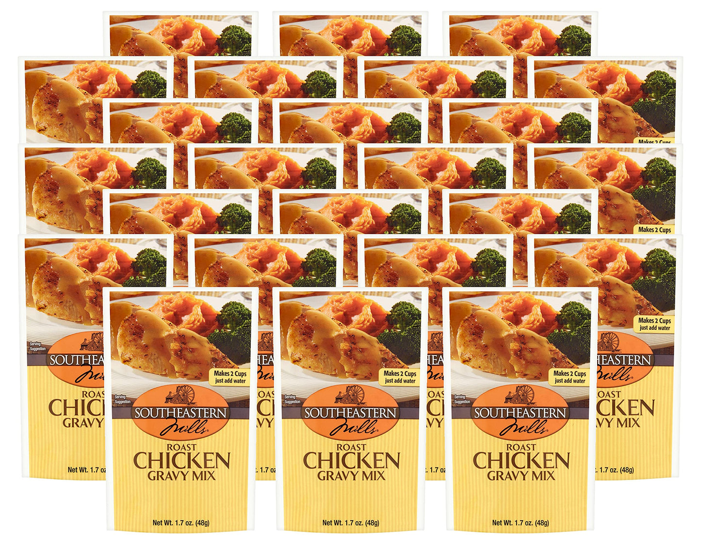 Southeastern Mills Roast Chicken Gravy Mix, 1.70-Ounce (Pack of 24)